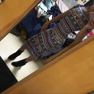 Below knee body con dress